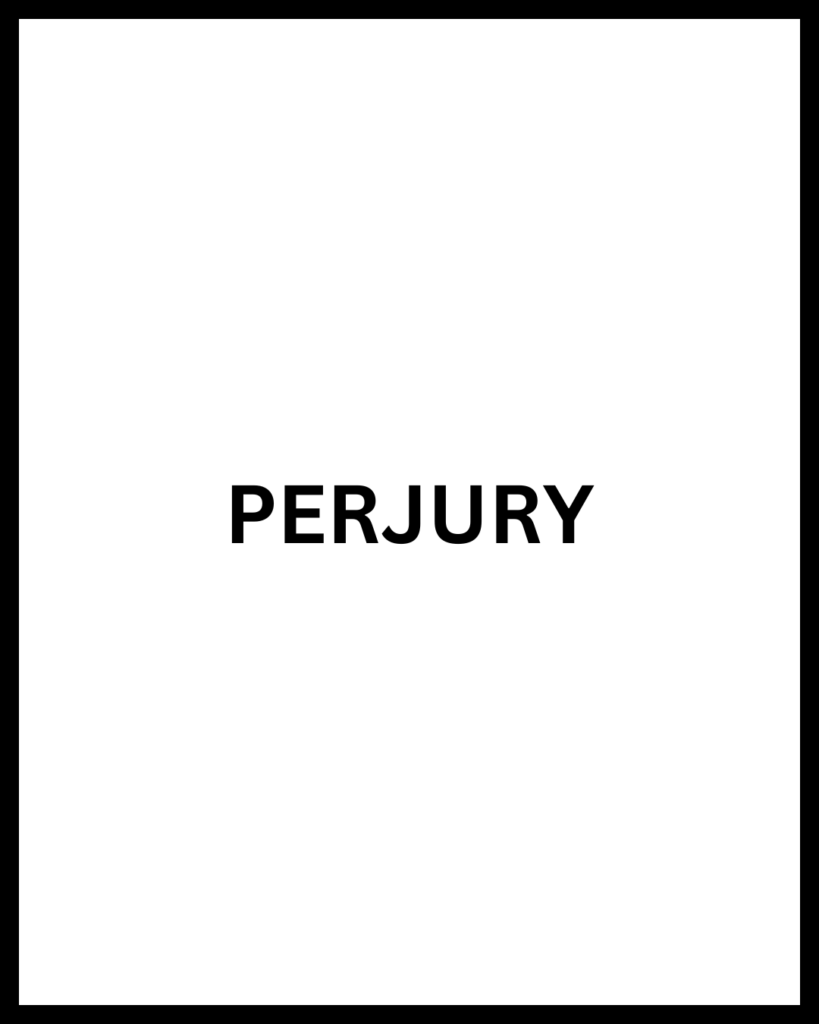 perjury